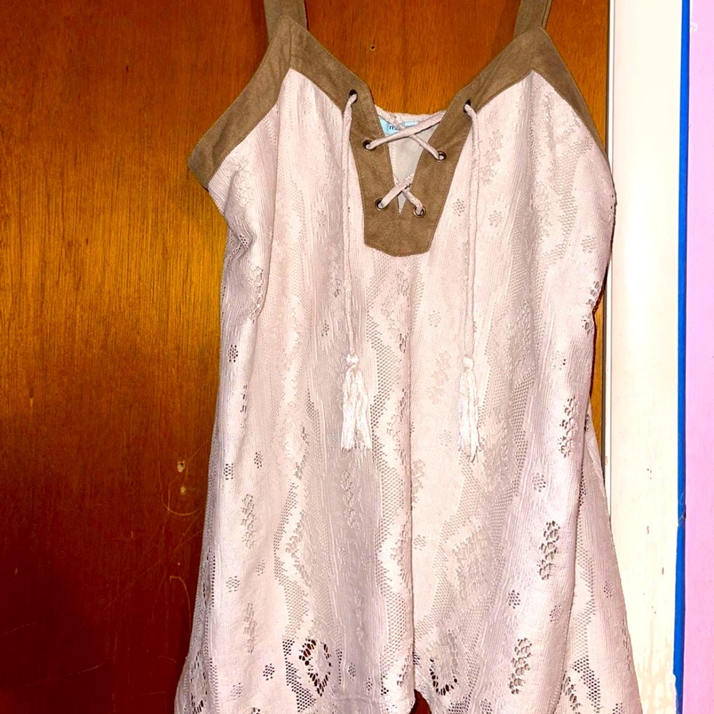 Velvet tank top